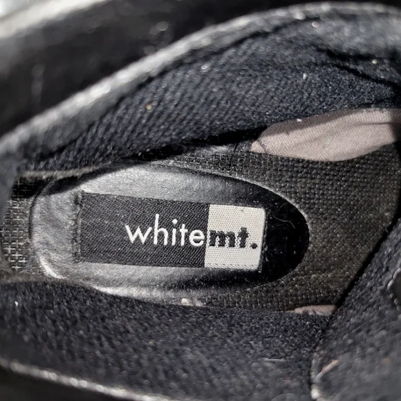 VINTAGE Y2K WHITE MOUNTAIN Lace Up Ankle Booties Black - Picture 13 of 15